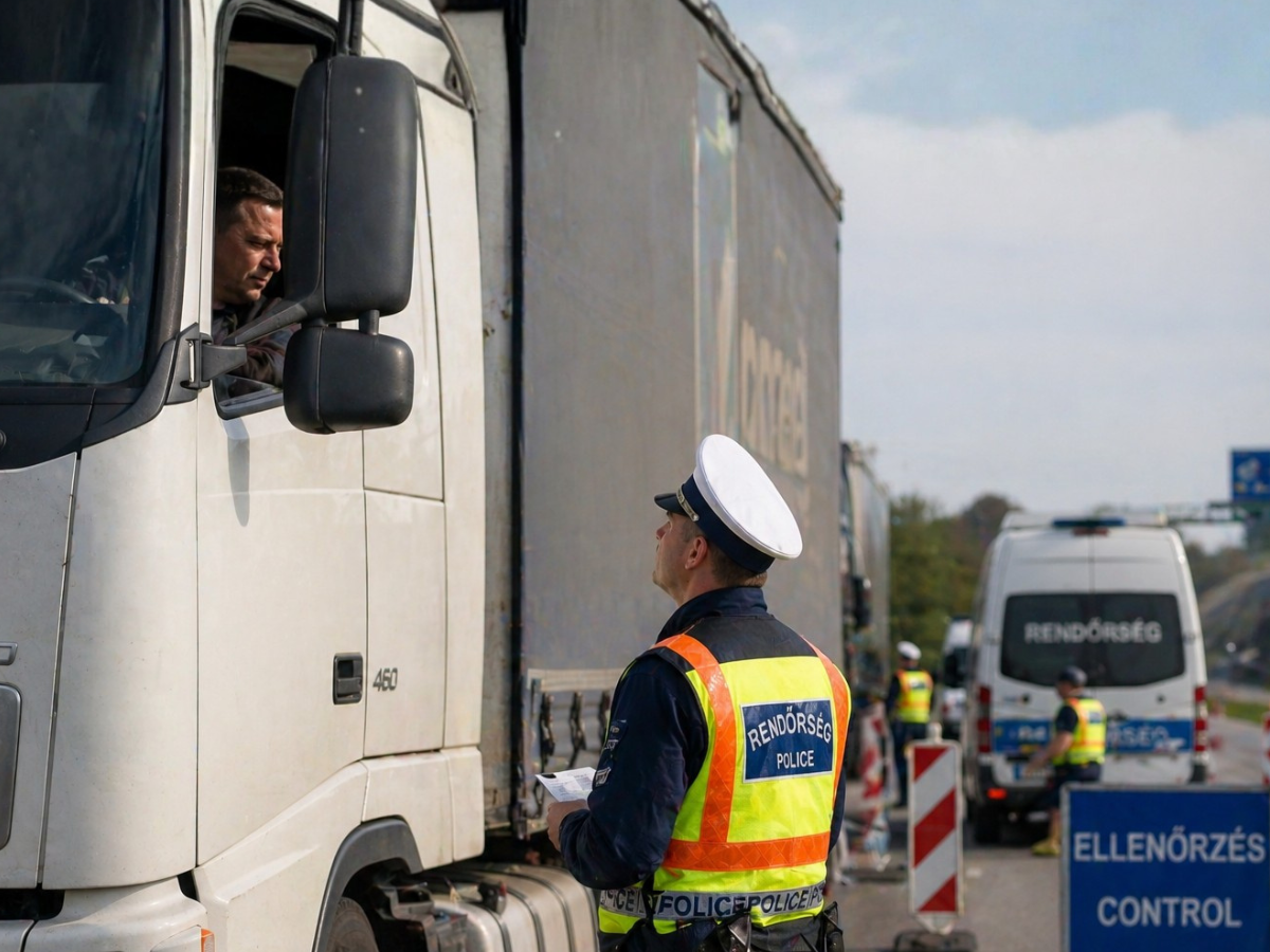 ROADPOL akció indul: célkeresztben a kamionok és a buszok