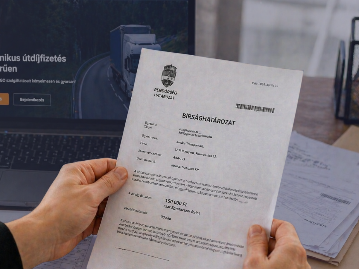 Jó hír: bírság helyett díjkülönbözet – új lehetőség a HU-GO rendszerben