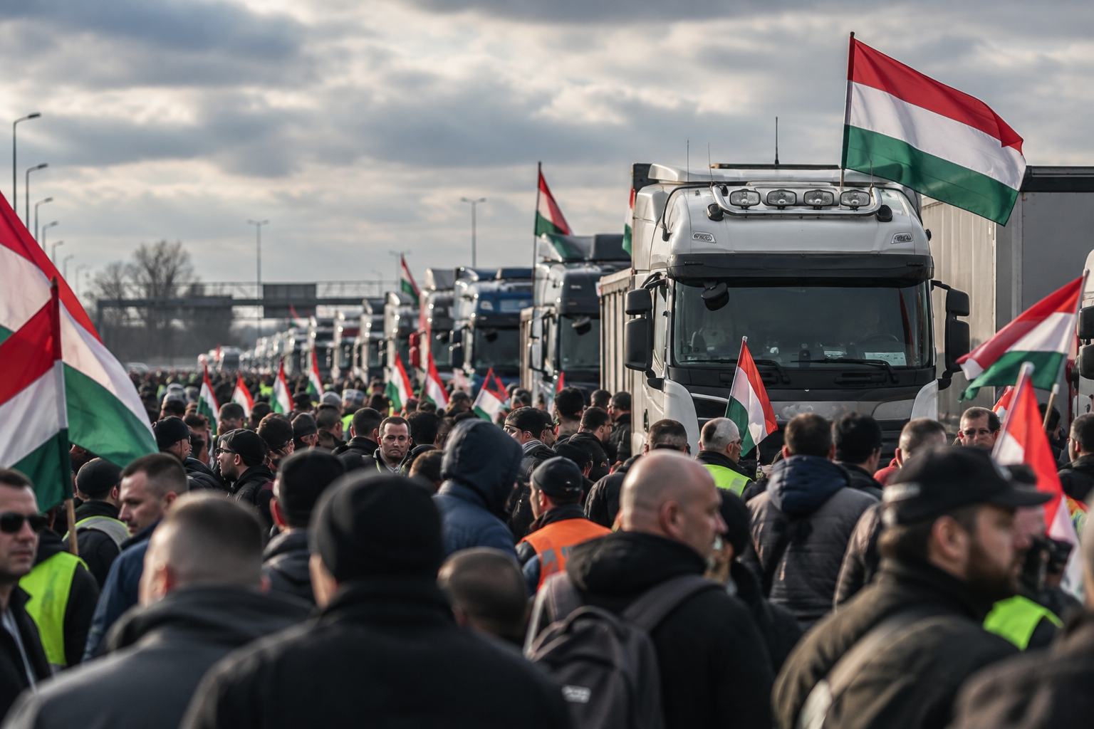 Országos demonstrációt helyeztek kilátásba a fuvarozók – elfogyott a türelem!