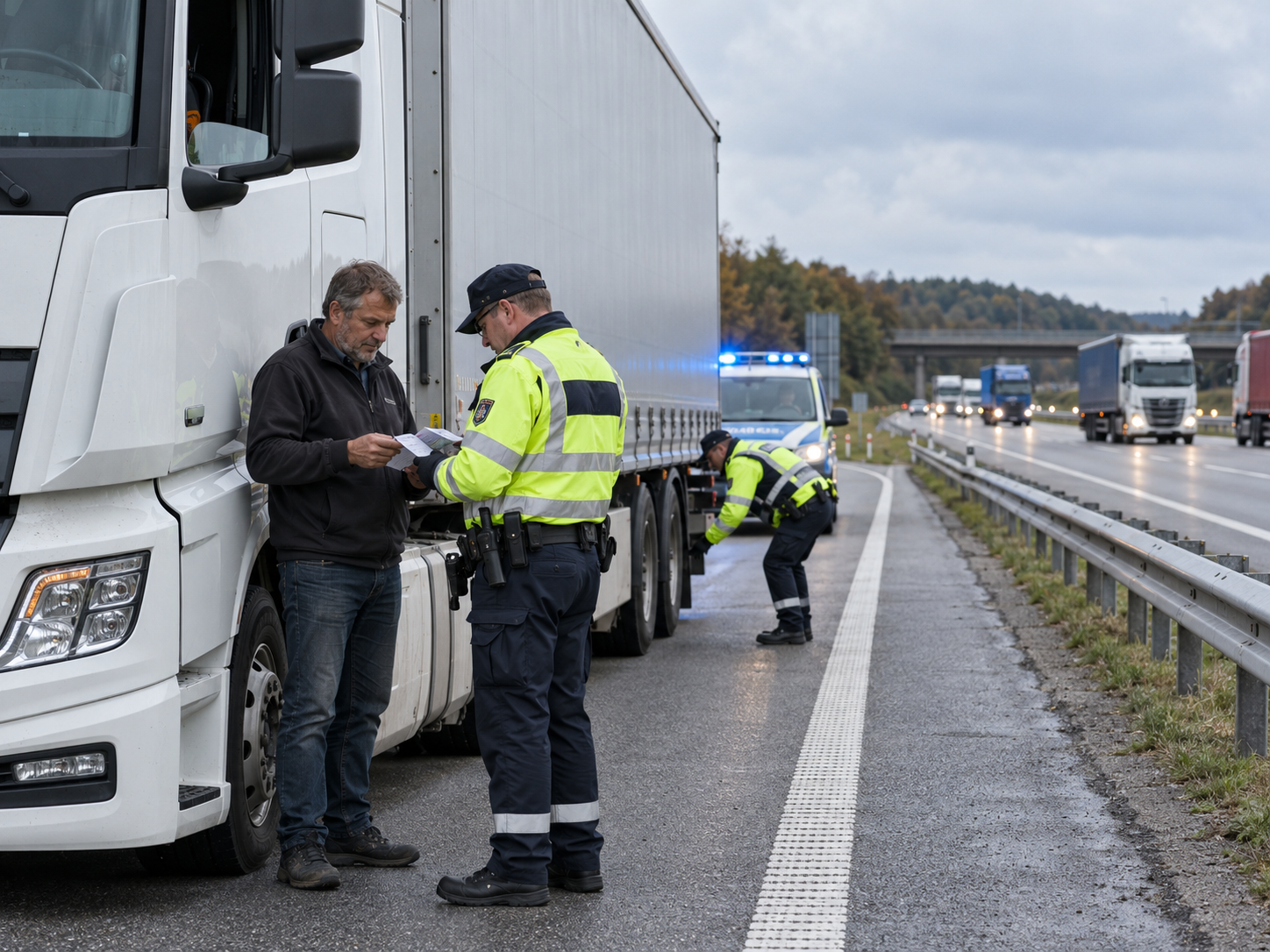 Újabb összehangolt kamionellenőrzés jön Európában – novemberben ismét akciózik a ROADPOL